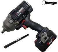 HEADNMORE Oferta para el taladro de impacto con batería Parkside Performance 20 V 1356 Nm 1/2 pulgada in atería de 4 Ah y cargador - X 20 V team (+calcetín de trabajo)