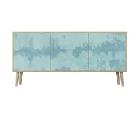 HEALANCY Moderno Muebles -Aparadores para Salon -Cómoda para el salón de 3 Puertas- Almacenaje para el Recibidor Dormitorio Comedor