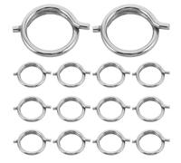HEALEEP 15 Piezas Resorte de Repuesto Resistente para Tijeras de Cocina, Muelle Metálico Plateado para Tijeras de Aves y Cortar Huesos, Accesorio Original para Utensilios de Cocina
