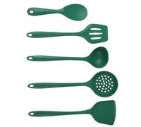 HEALEEP Juego de Utensilios de Silicona y Superficie Lisa para Cocina Resistente al Calor Mango Aislante Adecuado para Uso en Cocina Doméstica