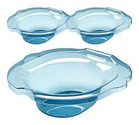 Healeved 1juego Sitz Bath para Inodoro Postparto Pet Cristal Azul con Gancho Colgante para Cuidados Perineales Mujeres Embarazadas y Adultos