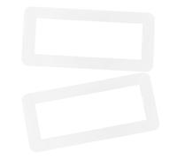 Healeved 2 Piezas Cubierta Acrílica Transparente para Interruptores de Pared 3 Módulos Tipo 86, Uso Rápido y Fácil, Protección Decorativa para Enchufes