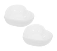 Healeved 2 Piezas Molde de Silicona en Forma de Corazón para Bandeja de Joyería