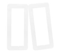 Healeved 2 Piezas Placa de Interruptor Acrílica Transparente para Interruptor de Pared Tipo 86 de 3 Vías, Cubierta Adhesiva Protectora Uso Rápido y Durabilidad Mejorada para Uso Doméstico