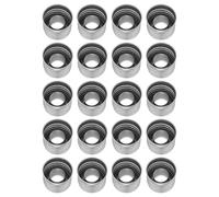 Healeved 20 Unidades Adaptador de Portalámparas E27 a E14 de Hierro Color Plata, Convertidor Seguro y Rápido para Proyectos de Iluminación Hogar