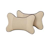 Healeved 2piezas Almohada Cuello Cervical Cojín De Descanso Para Coche Suave y Transpirable Almohadas Cervicales Forma De Hueso Para Interior De Vehículo