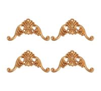 Healeved 4 Piezas Protector Elegante Dorada para Muebles Esquinas en de Resina Estilo Europeo Diseño Vintage y Fácil de Aplicar y Resistente al Desgaste para Scrapbooking Decoración