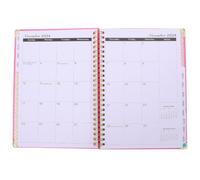 Healeved Cuaderno Espiral A5 Rosa Metal, Agenda Semanal y Planificación | Papel, Hierro y Nylon, Diseño Simple y Práctico, para Estudiantes y Oficina