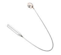 Healeved Cuchara para Eliminar Sarro de Calentadores Solares de Agua, Acero Inoxidable, Diseño Plata, para Sistemas de Calefacción Solar a Presión y Tubos de Vacío