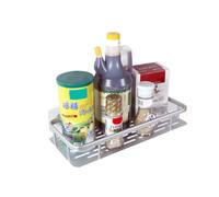 Healeved Estante de Baño de Aluminio Ventosa, sin Perforación | Organizador Mural Plateado, para Ducha y Cocina, Fácil Limpieza, Recoge Botellas y Tubos