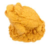 Healeved Fuente de Agua Decorativa de Rana Dorada para Estanque y Cocina, Diseño Elegante de Plástico y Chorro Estable sin Salpicaduras