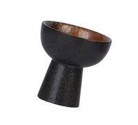 Healeved Tazón de Cerámica para Helado Base Alta Estilo Japonés, Diseño Ligero y Creativo, Adecuado para Postres y Parfaits en Casa o Tienda