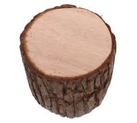 Healeved Tocón de Árbol de Madera Rústica y Ligera para Centros de Mesa y Ambientación de Interiores Diseño Realista y Fácil de Transportar