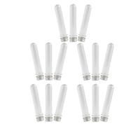 Healeved Tubos Transparentes para Cordones de Zapatos Tapas de Rosca Organizador Portátil de 20 Unidades Contenedor Hermético para Guardar Cordones Protección contra Humedad Adecuado