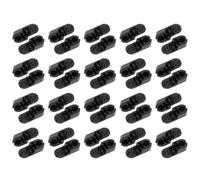 Healifty Conector de Cadena 25 Piezas Persianas Enrollables Negro