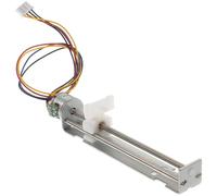 Healifty Motor Paso a Paso Actuador Lineal Deslizador Secc Plata 18°/paso para Fresadora Cnc 2 Fases Bipolar Dc12v 800ma para Impresoras Láser y Proyectos DIY