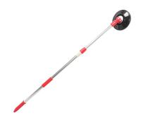 Healifty Palo de Escoba Telescópico de Acero Inoxidable Rojo Reforzado