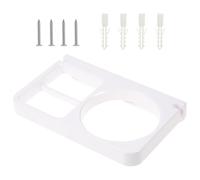 Healifty Soporte de Pared para Secador de Pelo Organizador de Baño Compacto y Seguro con Diseño para Cable Fácil de Instalar y Ahorra Espacio