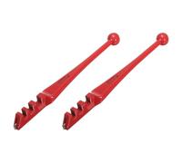 HEALLILY Cortador de Vidrio Profesional Pack de 2 Piezas de Acero Rojo Diseño Compacto y Mango Ergonómico para Corte Preciso y Fácil en Manualidades