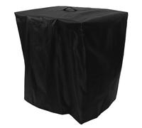 HEALLILY Cubierta para Bomba de Agua y Filtro de Jardín, Funda Protectora para Filtro de Arena de Piscina, Tela Oxford, 55X50X62 CM, Negro