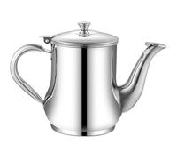HEALLILY Dispensador de Aceite de Cocina y Diseño de Tapa de Acero Inoxidable Filtro y Reutilización de Aceite Hogar Práctico para Uso Diario