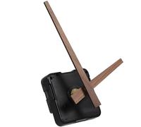 HEALLILY Kit de Mecanismo de Reloj Silencioso Aguja de Madera Marrón para Reemplazo de 10 Pulgadas Adecuado para Reparación y Uso en Dormitorio o Biblioteca