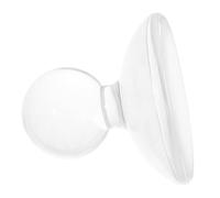 HEALLILY Mortero pequeño de cristal para hierbas y pigmentos, molino de molienda manual de diseño compacto para cocina y uso doméstico
