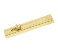HEALLILY Pestillo Brillo de Puerta Adhesivo Aleación para Interior de Aluminio Dorado Función Antirrobo y Nocturno para Seguridad Hogar