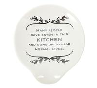 HEALLILY Soporte Superficie para Elegante Diseño Cucharas de Sopa de Cerámica y Lisa, Fácil de Transportar, Adecuado para Decoración de Mesa y Uso en Restaurantes