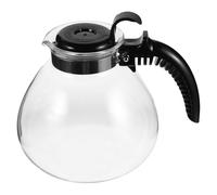 HEALSOPTHY Cafetera de Vidrio Capacidad Grande con Mango Resistente al Calor y Diseño Elegante, Adecuado para Preparar Café y Té para Estufa Cocina