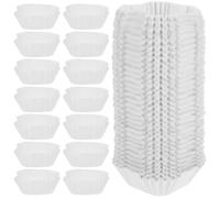 HEALSOPTHY Moldes de Papel Ideales para Pastelerías y Tiendas de Comestibles Resistentes a Altas Temperaturas 1000 Piezas y Fáciles de Desmoldar para Cupcakes Blancos
