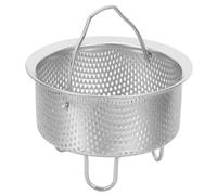 HEALSOPTHY Vaporera con Diseño Innovador de Drenaje y Base Reforzada de Acero Inoxidable para Cocinar al Vapor para Arroz y Dumplings en Ollas de Presión