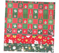Healvian 3rollos Navideño Multifuncional Para Empaque De Diseño Temático De Navidad Celebraciones