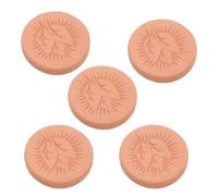 Healvian 5 Piezas Disco Humidificador de Arcilla de Piedra de Terracota para Control de Humedad Accesorio Reutilizable para Humidor y Conservador de Azúcar
