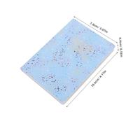 Healvian Planificador y Bolsillo de Almacenamiento Páginas Segmentadas 2027 A7 Compacto Azul para Estudiantes para Planificación Personal y Profesional