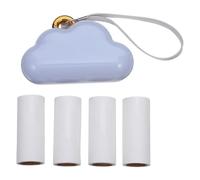 Healvian Rodillo Quitapelusas Reutilizable Hojas Adhesivas Recargables para Eliminar Pelos y Polvo en Muebles y Interiores de Coche, Diseño en Forma de Nube para Limpieza en Casa