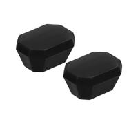 Healvian Tapa de Botón Negro 2 Piezas Paraguas de Mango Largo para Pieza de Reparación de Plástico Compatibilidad Automática y Alta Durabilidad para Uso Diario