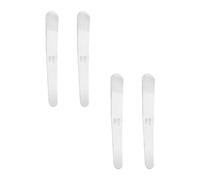 Healvian Utensilios de Cocina 4 Cucharas para Relleno de Dumplings de Acero Inoxidable Diseño Ergonómico, Fáciles de Limpiar para Hacer Empanadillas
