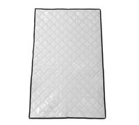 HEANUJJ Funda Aislante Térmica para Congelador Exterior, Cubierta Protectora de Aluminio 140x75 Cm, Resistente Intemperie, Tapa para Congelador Comercial y Doméstico, Parasol
