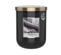 HEART & HOME - Vela perfumada a base de cera natural de soja para el hogar - Jarre de cachemira - Tiempo de combustión 75 h - Regalo, decoración y perfume para el hogar - Tarro de cristal