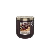 HEART & HOME - Vela perfumada a base de cera natural de soja para el hogar - Tarro pequeño cereza negra gourmet - Duración de combustión 30 h - Regalo, decoración y perfume para el hogar
