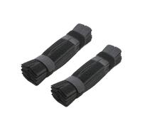 HEATSHAKING Juego de 100 Bridas Negras de Nylon Reutilizables para Cables Eléctricos y Telefónicos, Fuerte Agarre y Fáciles de Limpiar, Ideales Hogar y Centro de Entretenimiento
