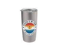 Heaven Is My Home I'm Just Here Recruiting Vaso térmico de acero inoxidable de doble pared