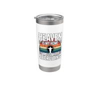 Heaven Is My Home I'm Just Here Recruiting Vaso térmico de acero inoxidable de doble pared