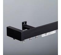 Heavy Du Blackout ain Track con accesorios, rieles de pared ajustables de 1 a 6 m para cenador, balcón, loft y separadores de habitaciones (1,1 m/3,6 pies) - Versátil y