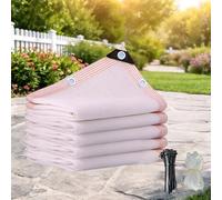 Heavy Du Outdoor Sun e Cloth 55% protección UV, cubierta Pera e con ojales, para invernadero, lona de malla para plantas, 5 x 9,5 m, red para pájaros