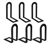 Heavy Duty Book Ends - Stackable Non Slip Shelf Organizers