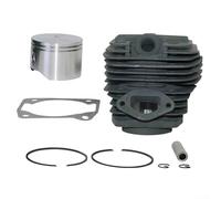 Heavy Duty METALs - Kit de cilindro de motosierra para SX62 62 cc, dos piezas de reparación de cabezal de potencia, juego de mantenimiento profesional de arborista, montaje de reconstrucción del motor