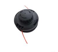 HEBEOT Cabezal de corte de césped automático 191D89-4 con línea de 2 mm para rosca de mano izquierda M10 x 1.25 para EM408MP EM409MP Cepillo de cortacésped inalámbrico Pieza de repuesto de plástico