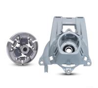 HEBEOT Kit de base de carcasa de tambor de embrague para recortadoras FS75/FS80/FS85, repuesto OEM 4137 160 2001, juego de piezas de repuesto de metal para cortacésped, kit de piezas de repuesto de 2